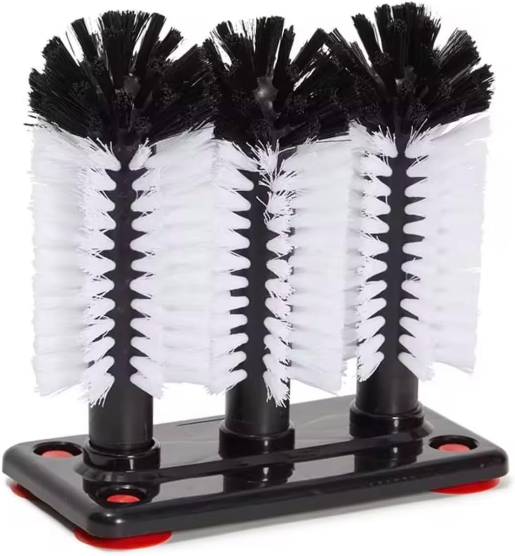NU-FOAM® Triple Glass Washing Brush